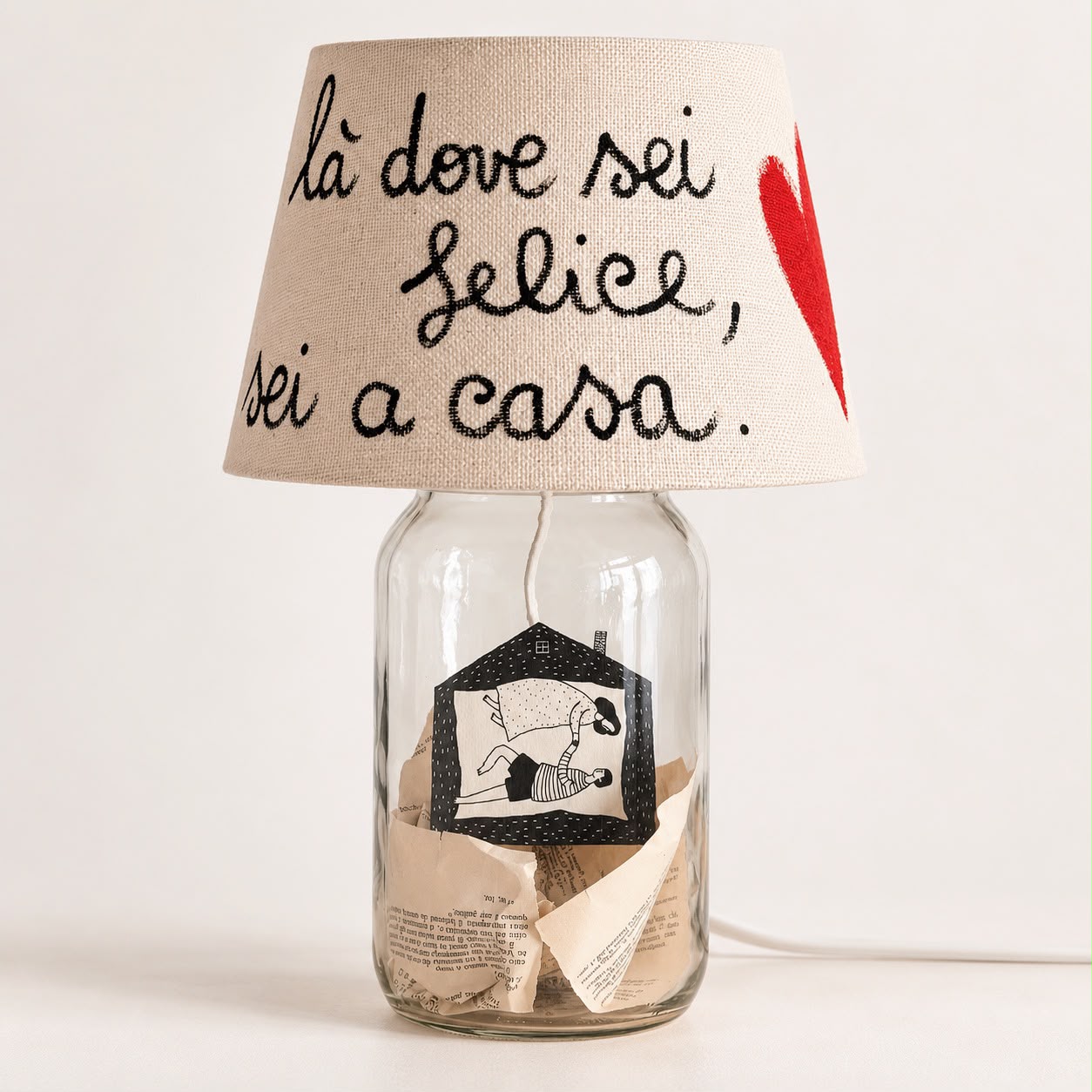 lampada barattoluce da tavolo decorativa camera soggiorno