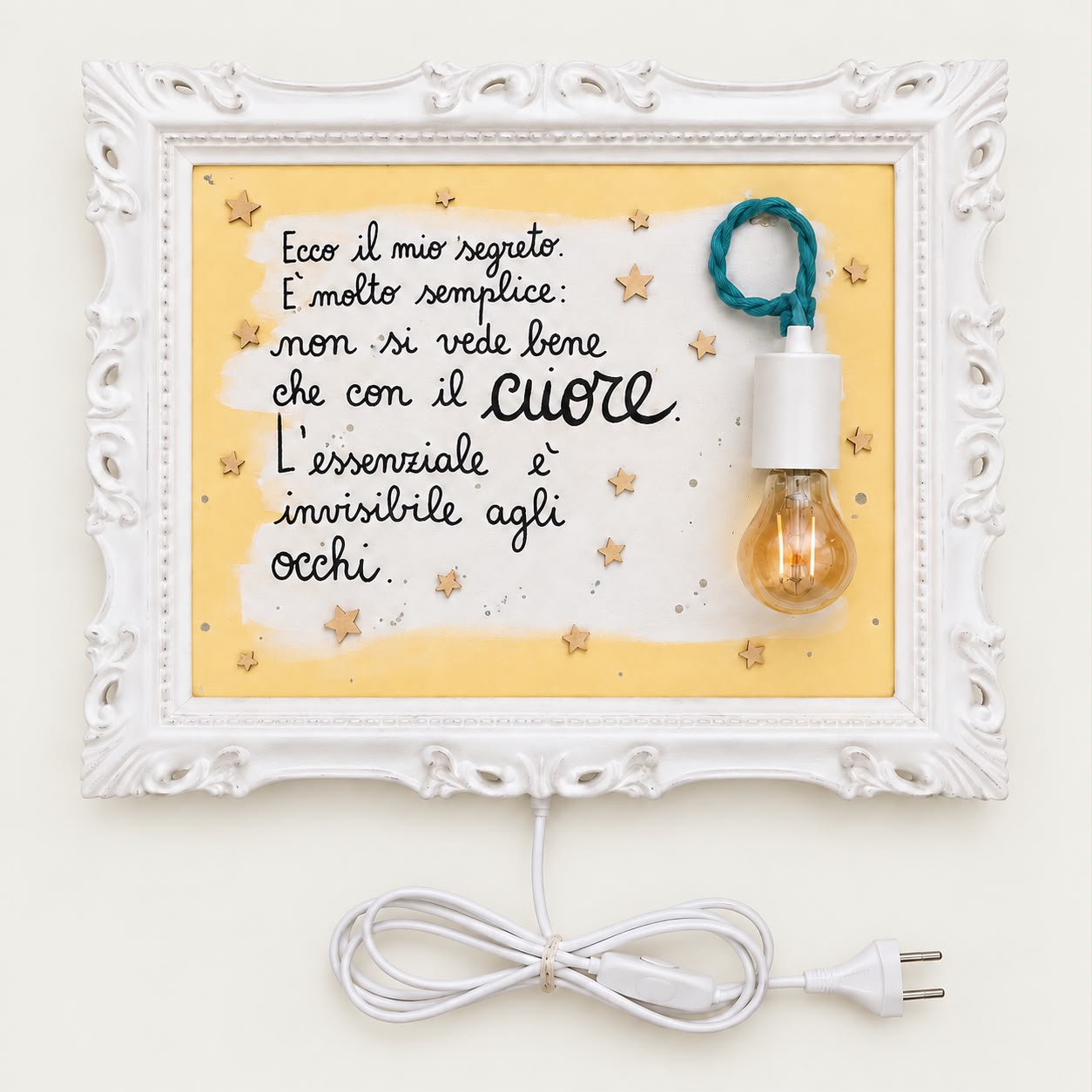 lampada da parete piccolo principo appique petit prince little price