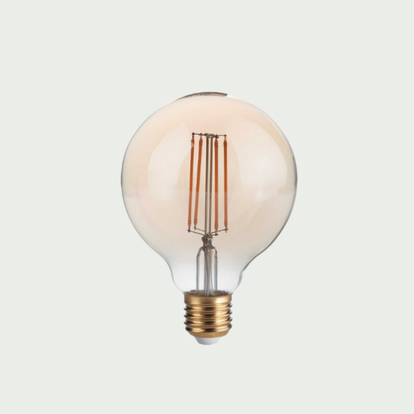 Lampadina Globo E27 Ambra