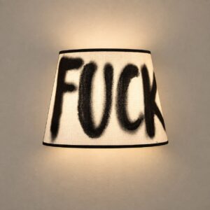 applique tessuto fuck